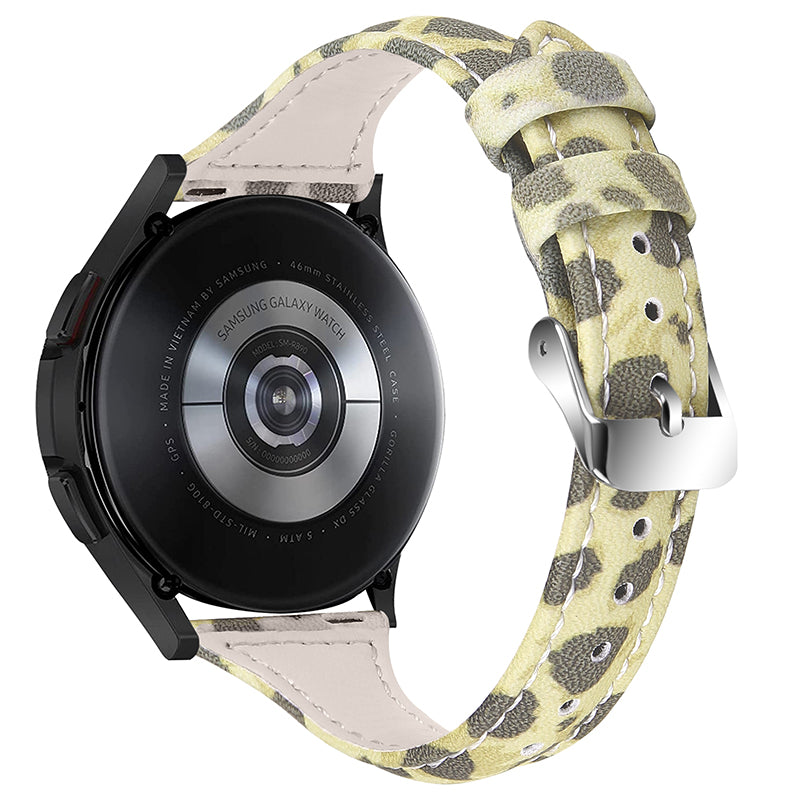For Xiaomi Mi Watch Color Haylou Solar LS05 Soft Genuine Cowhide Leather Wristband Leopard Texture Watch Strap For Xiaomi Mi Watch Color Haylou Solar LS05 Soft Genuine Cowhide Leather Wristband Leopard Texture Watch Strap